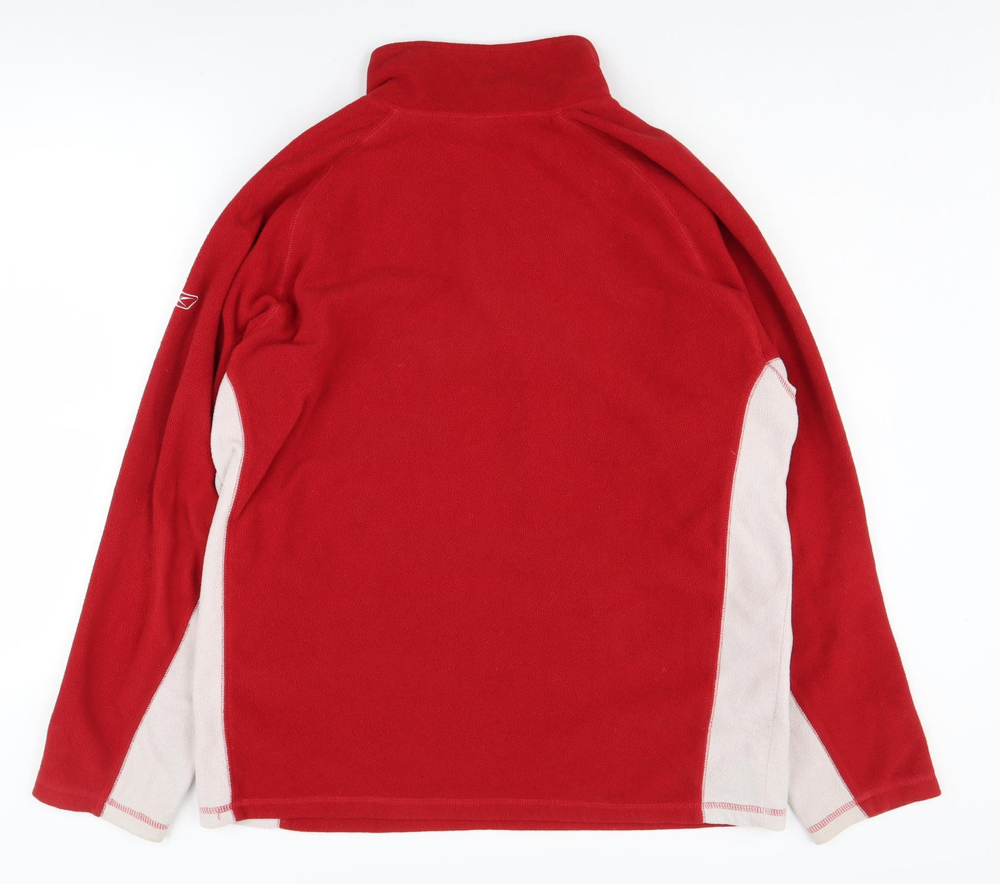 Reebok Men's Red 1/2 Zip Sweatshirt Large