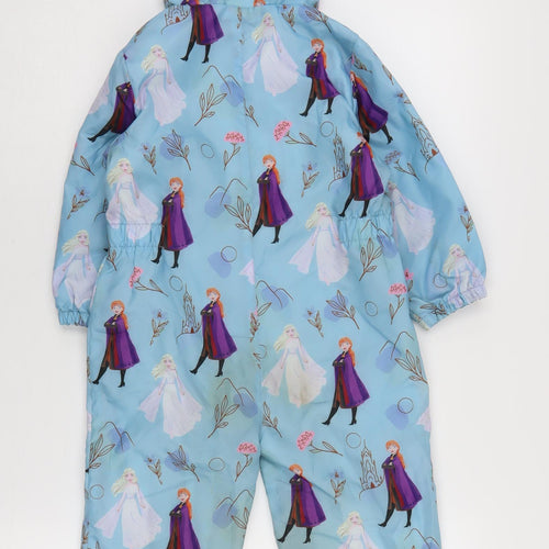 Disney Girls Blue Frozen Ski Jacket 2-3 Years