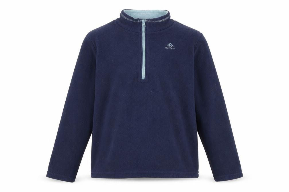 Decathlon Boys Blue 1/2 Zip Fleece Sweatshirt 14-15 Years