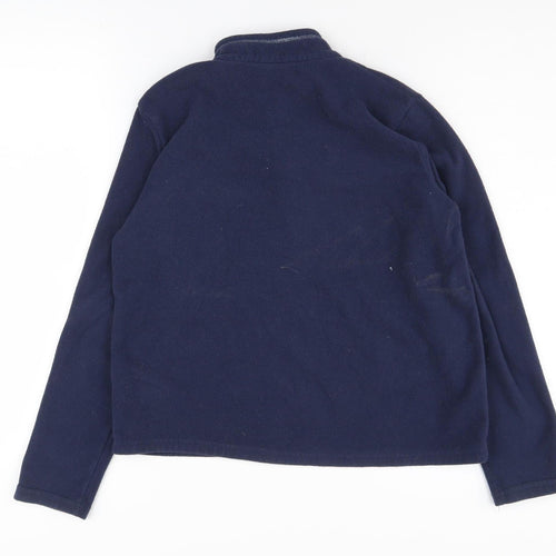 Decathlon Boys Blue 1/2 Zip Fleece Sweatshirt 14-15 Years