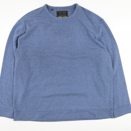JACHS Men's Blue Pullover Sweatshirt 2XL - Comfortable Fit