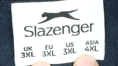 Slazenger Men's Blue Full Zip Hoodie 3XL
