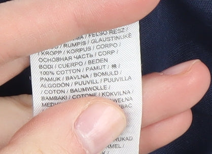 Jacamo Men's Colourblock T-Shirt Blue Grey Size 3XL