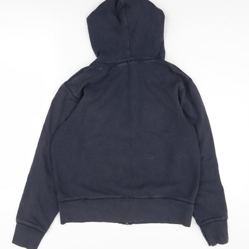 GAP Women's Blue XS Full Zip Hoodie with Logo