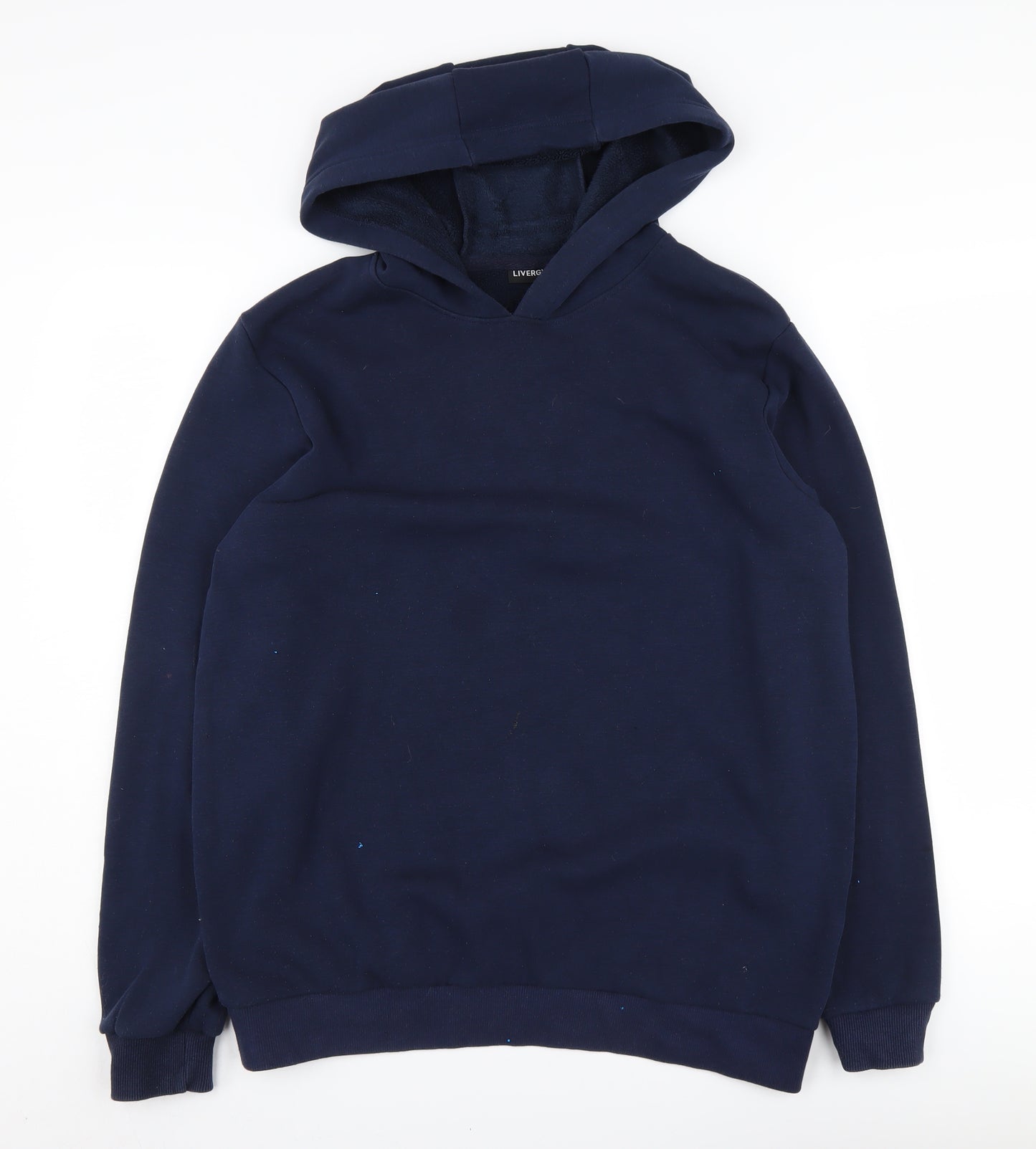 Livergy Mens Blue Pullover Hoodie - Large