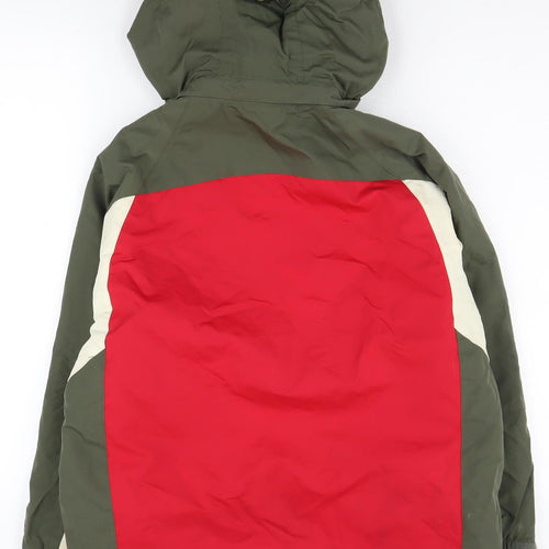 O'Neill Girls Red Ski Jacket, Age 12, Hooded Insulated