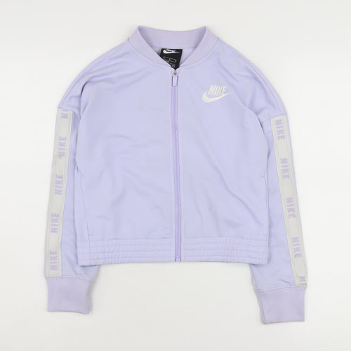 Nike Girls Purple Track Jacket Size 146
