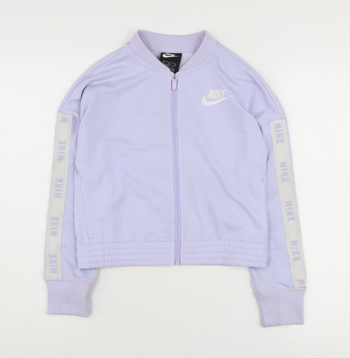 Nike Girls Purple Track Jacket Size 146
