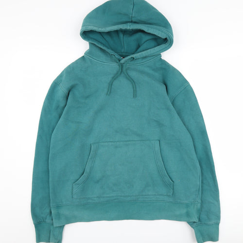 Topman Men's Green Pullover Hoodie M