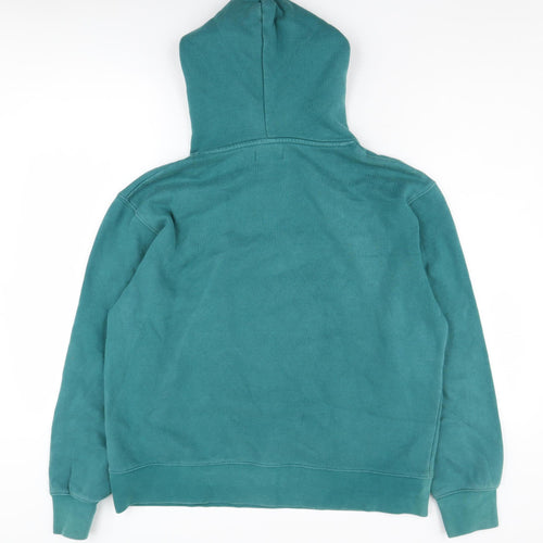 Topman Men's Green Pullover Hoodie M
