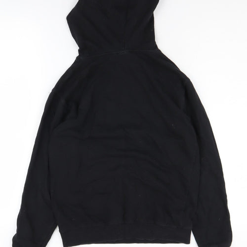 ASOS Women's Black Cotton Pullover Hoodie Size 4