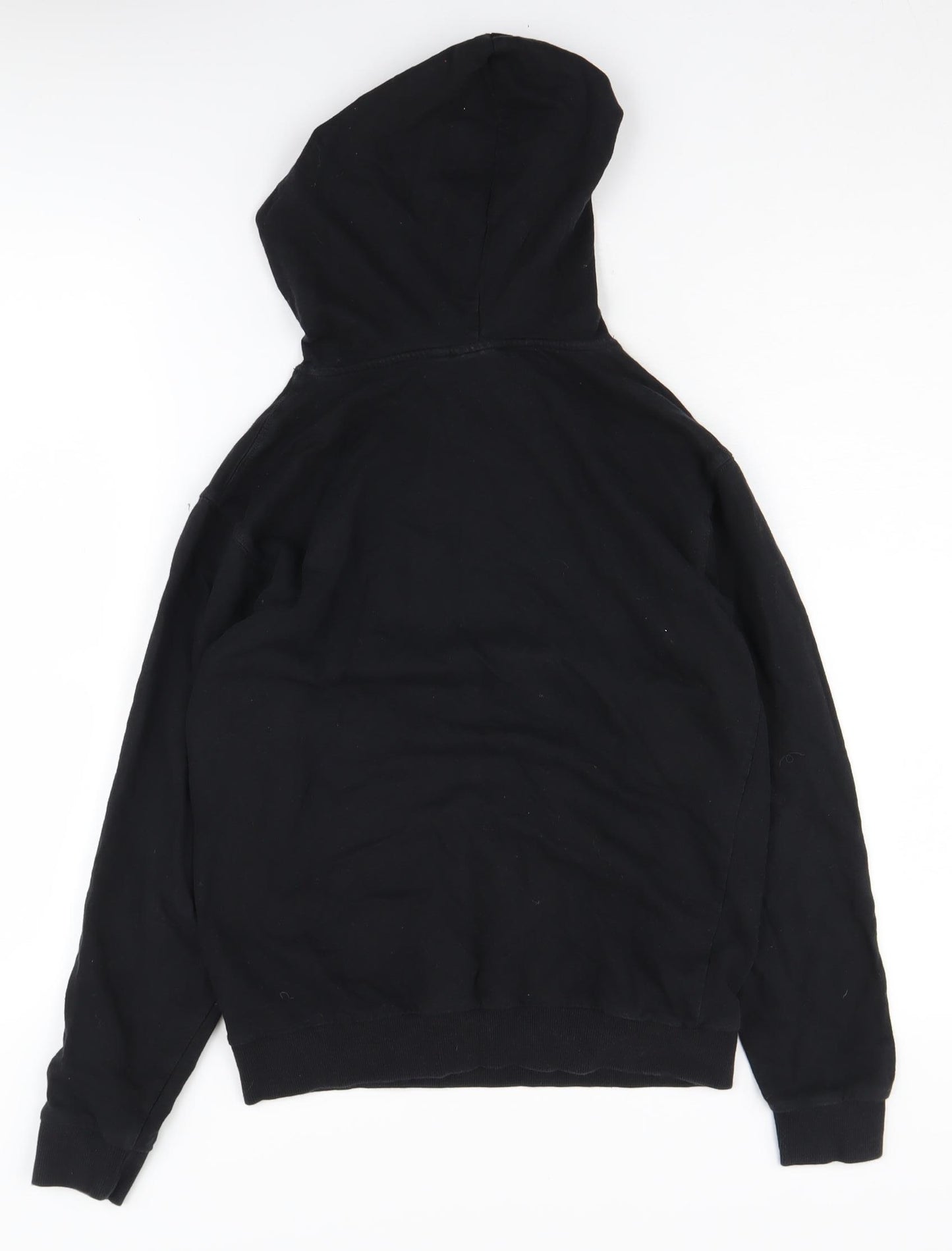 ASOS Women's Black Cotton Pullover Hoodie Size 4
