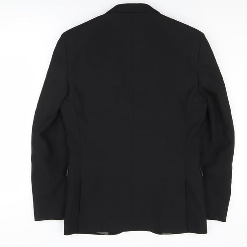 Next Men's Black Slim Fit Blazer, 36S, Classic