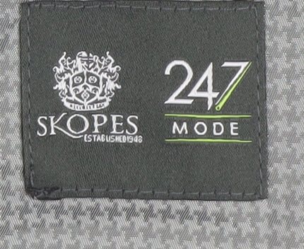 Skopes Men's Grey Suit Waistcoat 48R Classic Wool Blend