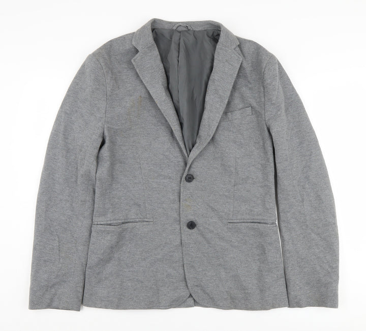 H&M Men's Grey Blazer Size 38R