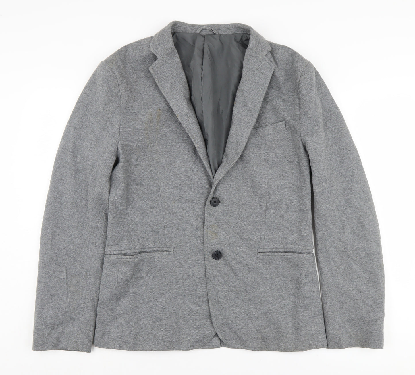 H&M Men's Grey Blazer Size 38R