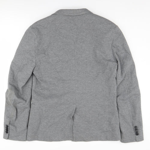 H&M Men's Grey Blazer Size 38R
