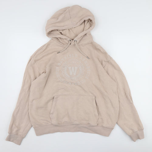 H&M Unisex Beige Pullover Hoodie Size 12