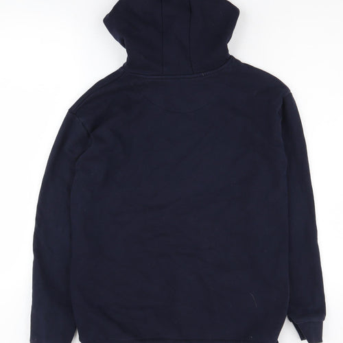 Marks and Spencer Boys Blue Pullover Hoodie 13-14 Years