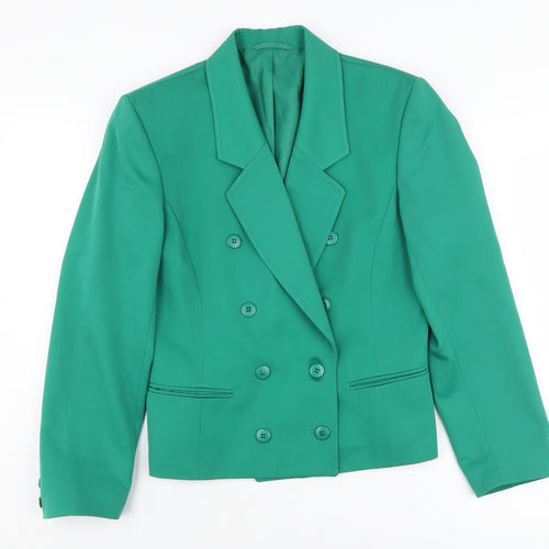 Country Casuals Women's Green Double Breasted Suit Jacket