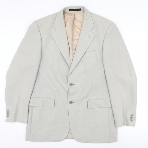 Marks and Spencer Men's Grey Wool Blazer 40R