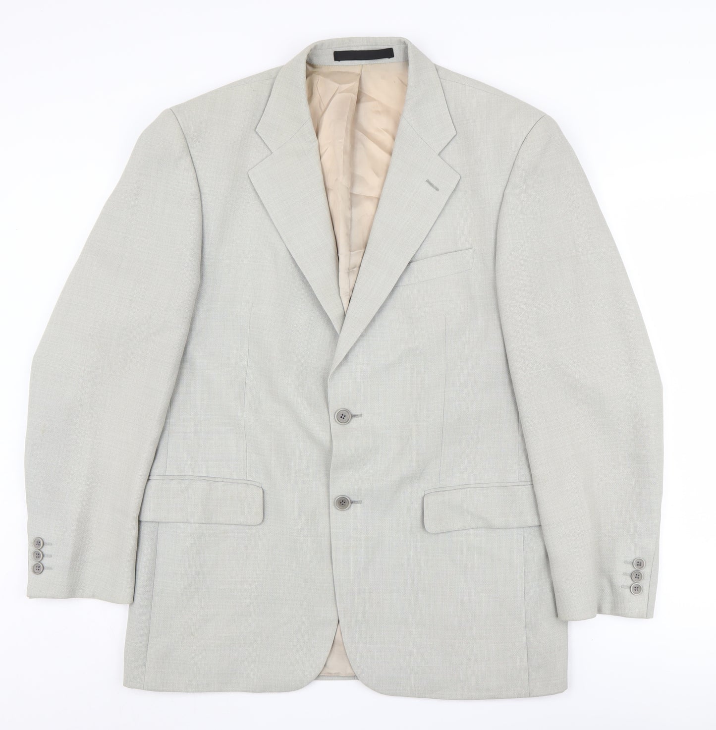 Marks and Spencer Men's Grey Wool Blazer 40R