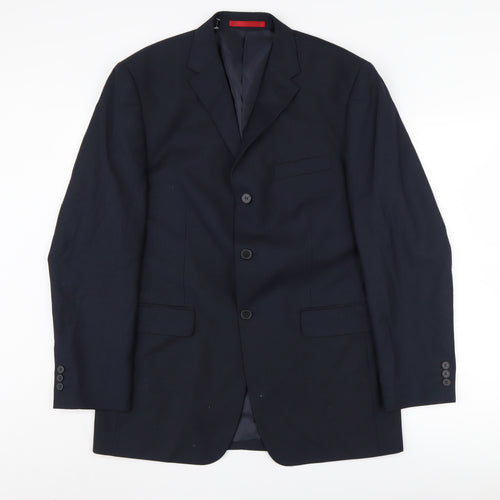Burton Men's Blue Blazer, Size 40, Regular Fit