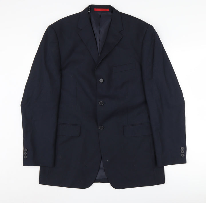Burton Men's Blue Blazer, Size 40, Regular Fit