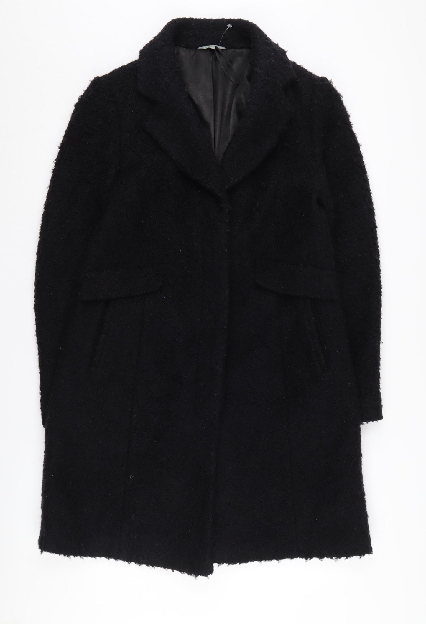 Marks and Spencer Women's Black Overcoat Size 12