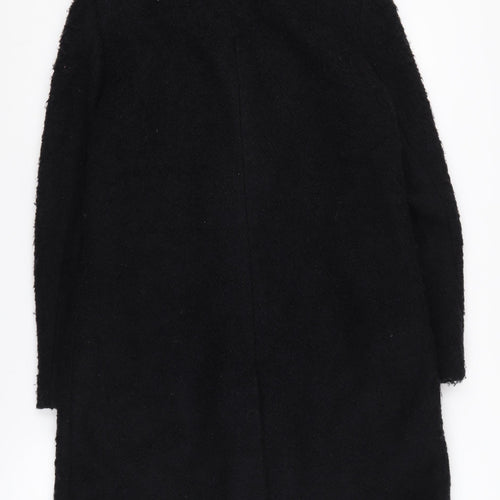 Marks and Spencer Women's Black Overcoat Size 12