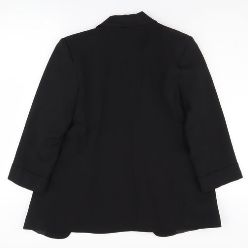 New Look Women's Black Blazer, L, Business Casual Essential