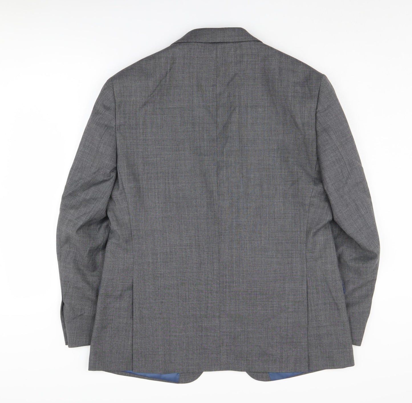 Marks and Spencer Grey Check Blazer 42 Short Men's Formal