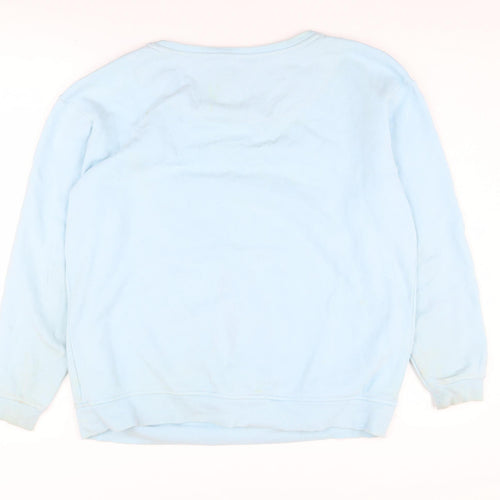 Next Women's Blue Penguin Nightshirt M Winter Fun