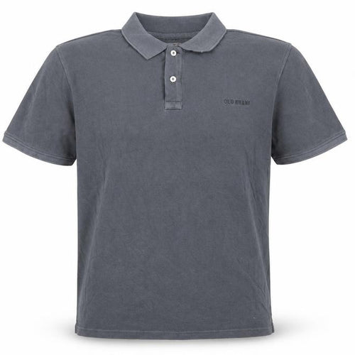 Old Khaki Men's Grey Large Polo Shirt, Cotton, Short Sleeve