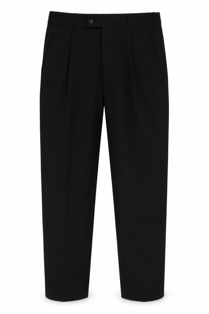 Front view of River Island Men's Black Dress Trousers -, size 36