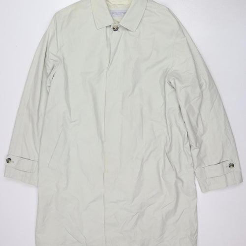 Bernhardt Women's Ivory Overcoat Size 18 Button Long