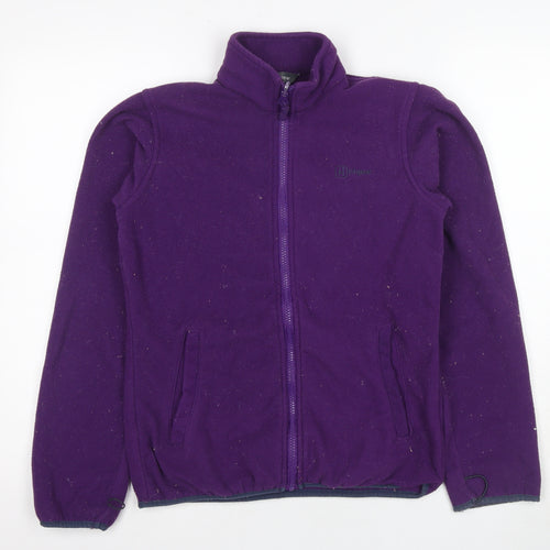 Hi Gear Women's Purple Fleece Jacket Size 8 Casual Outdoor