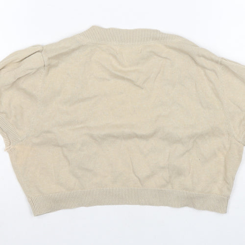 Rocha John Rocha Beige Women's Cardigan Size 12