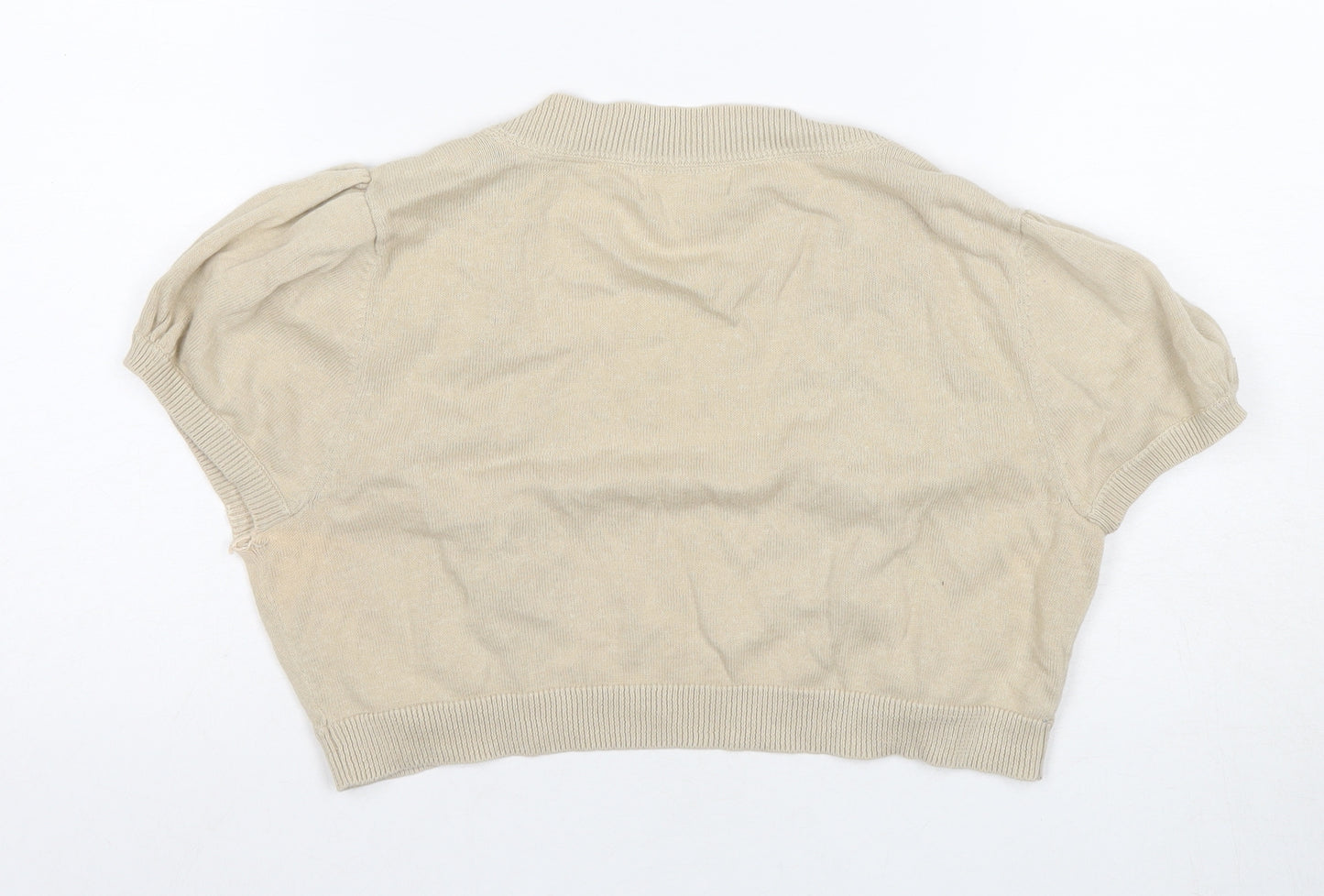 Rocha John Rocha Beige Women's Cardigan Size 12