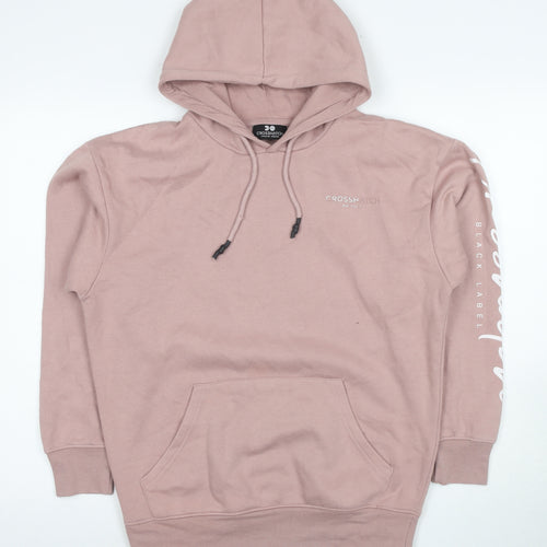 Crosshatch Men's Pink XS Hoodie, Pullover, Hooded, Logo