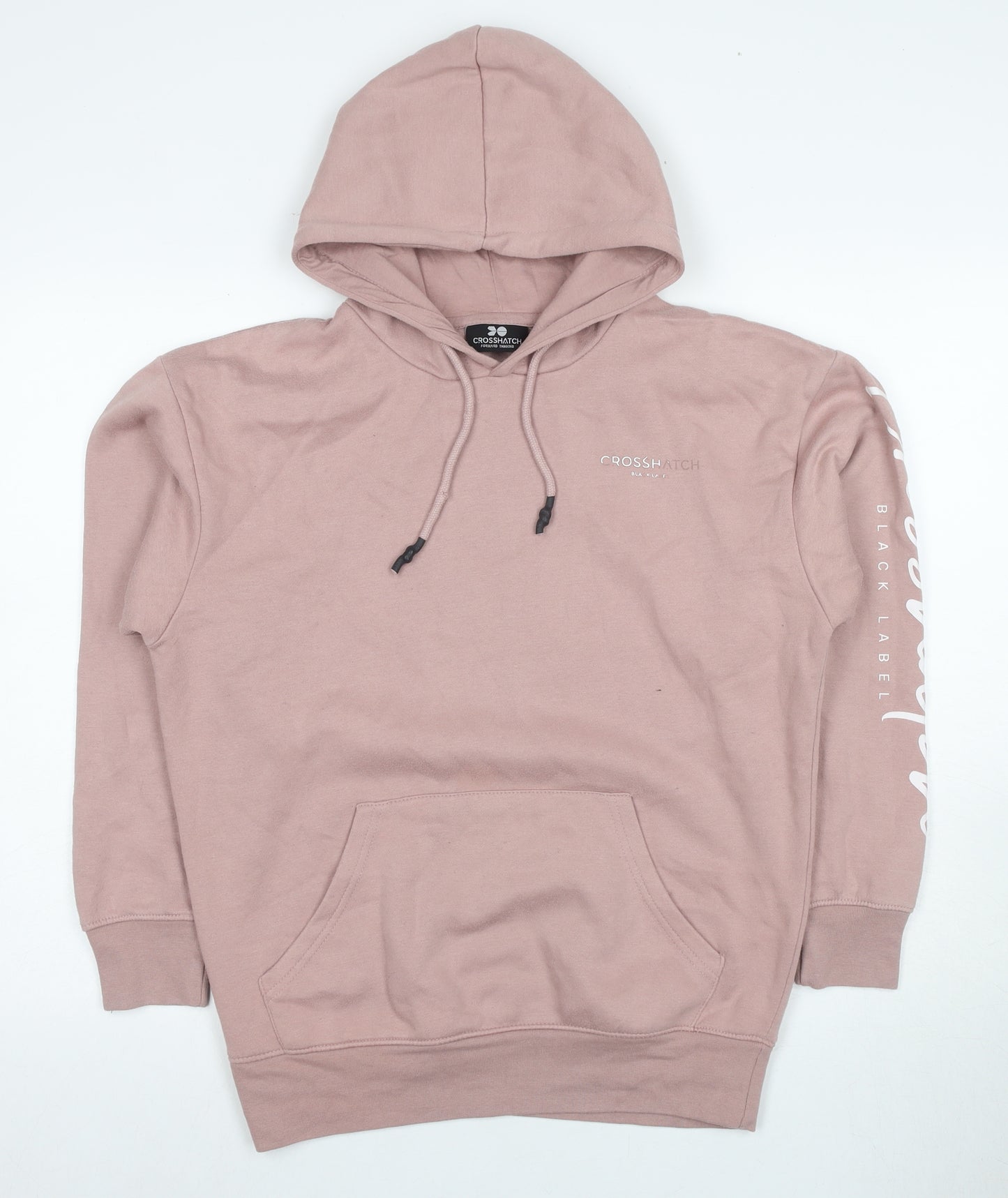Crosshatch Men's Pink XS Hoodie, Pullover, Hooded, Logo