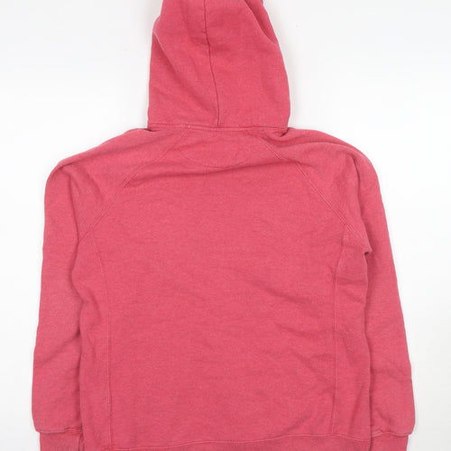 Champion Pink Pullover Hoodie, L Unisex, Logo, Casual