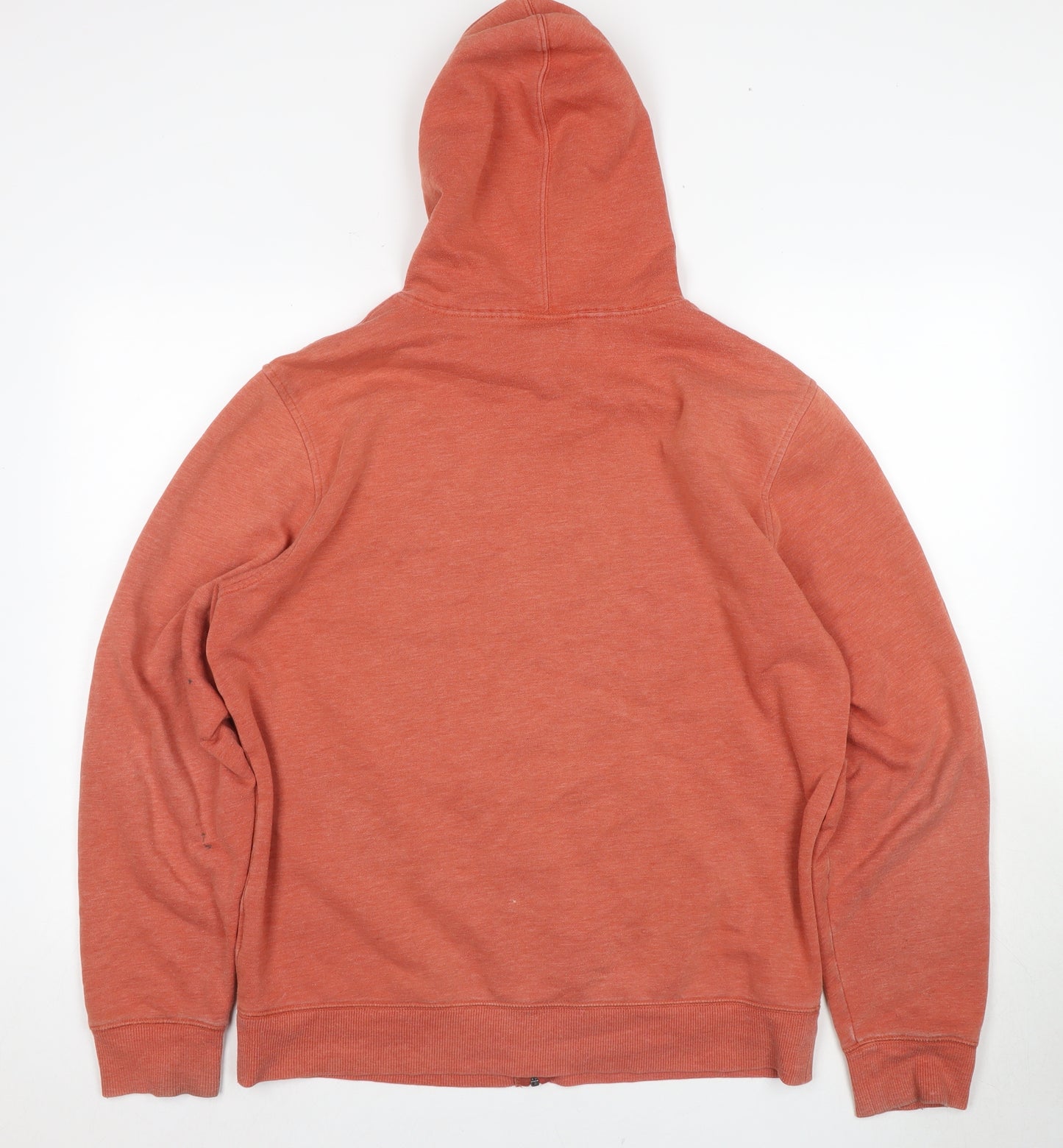 Oakley Men's Orange Full Zip Hoodie, Size M