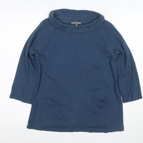 Laura Ashley Women's Blue Tunic T-Shirt Size 10