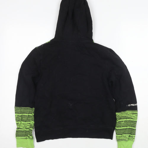 No Fear Boys Pullover Hoodie, Black, Size 13, Skateboarding