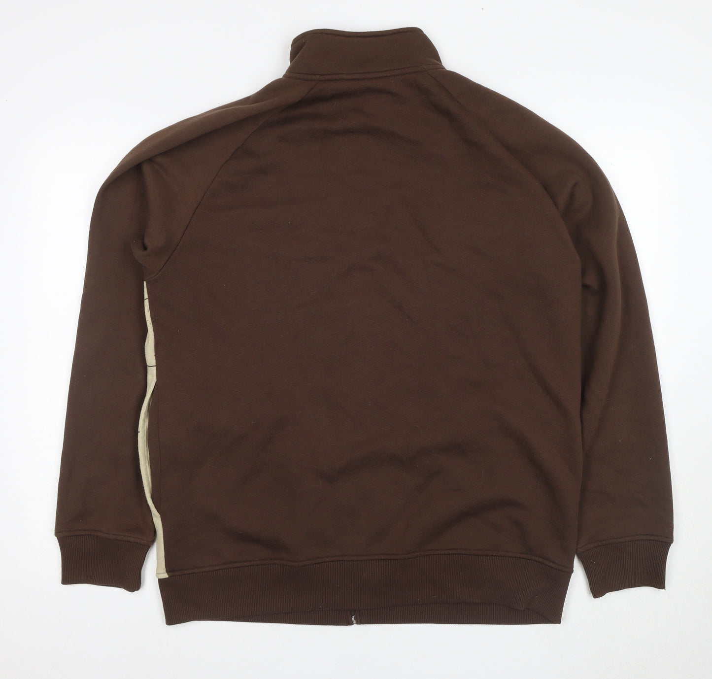 Billabong Men's Full Zip Sweatshirt Brown Beige 11