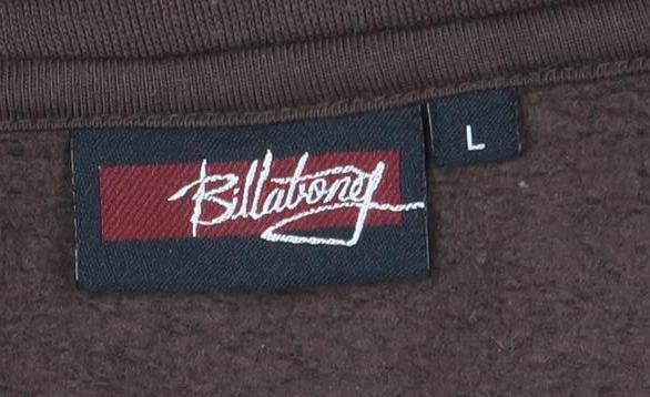 Billabong Men's Full Zip Sweatshirt Brown Beige 11
