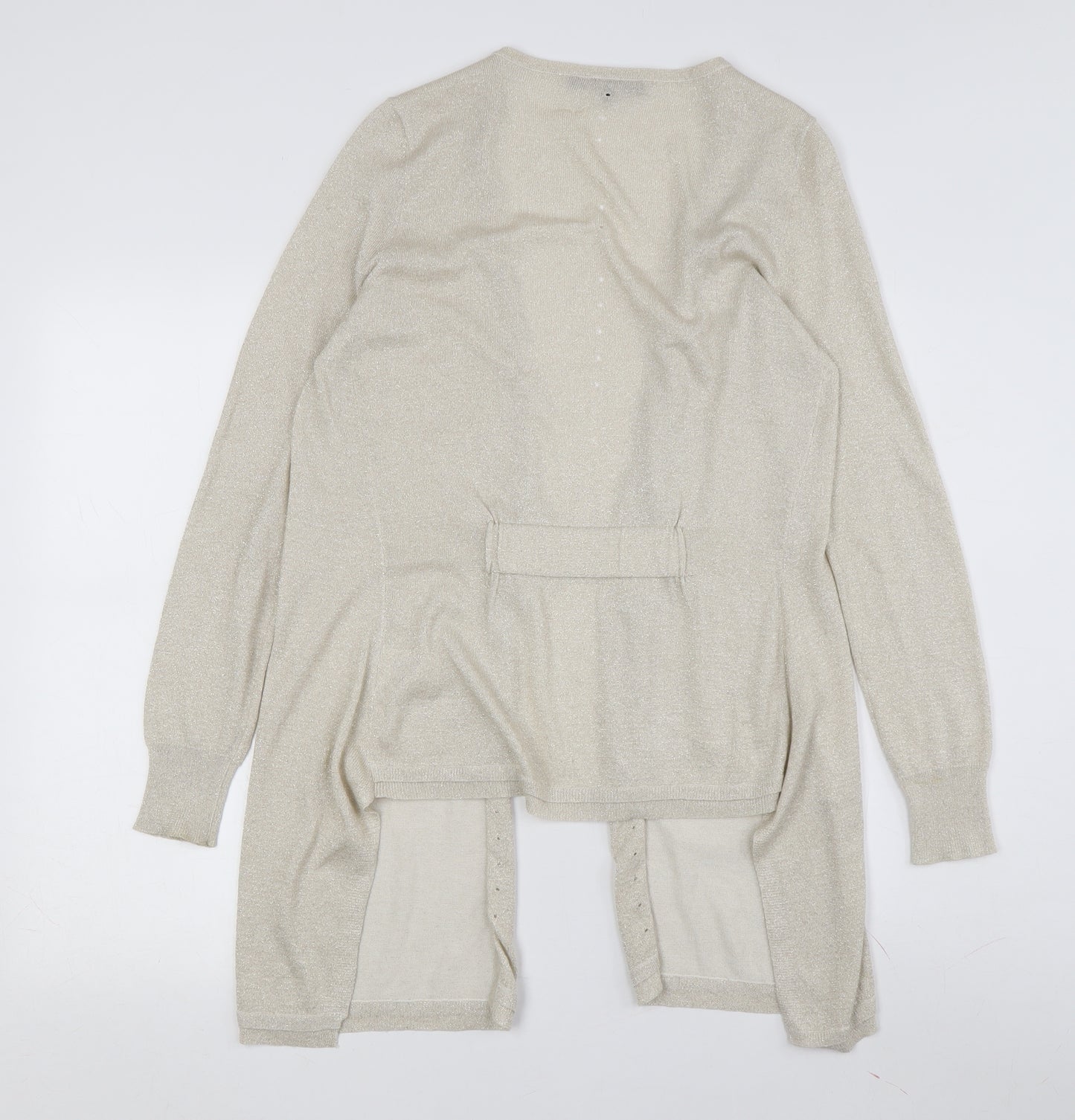 Coast Women's Beige Cardigan Medium Knit Casual