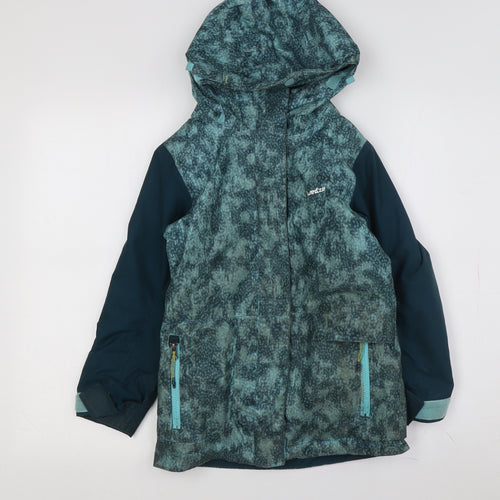 Decathlon Unisex Kids Blue Ski Jacket 5-6 Years Waterproof