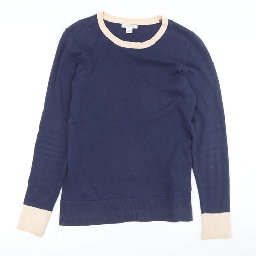 Nautica Women's Blue XS Crew Neck Pullover Jumper